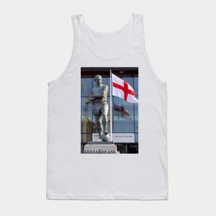 Bobby Moore Statue England Flag Wembley Stadium Tank Top